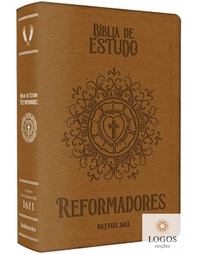 Bíblia de Estudo Reformadores - King James 1611 - capa caramelo. 9788581581422