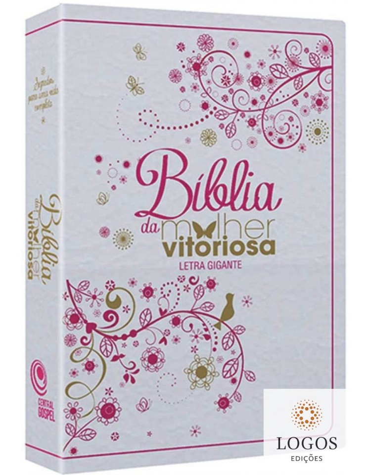 Bíblia da Mulher Vitoriosa - capa branca