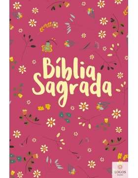 Bíblia Sagrada - NVT - capa dura - Pequeno jardim pink. 7898665820407