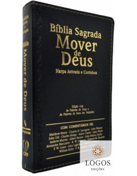 Bíblia Sagrada Mover de Deus - ARC - capa luxo - preto. 7908084609009