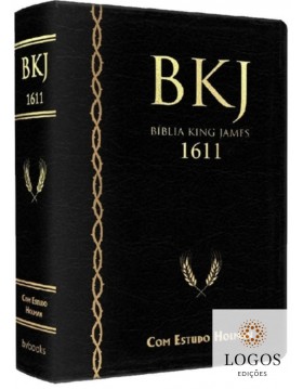 Bíblia de Estudo King James 1611 (com Estudo Holman) - capa preta. 9788581581811