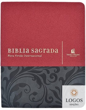 Bíblia Sagrada - leitura perfeita - NVI - com espaço para anotações - couro soft vermelho. 9788578602178